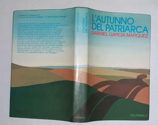 L' autunno del patriarca - Gabriel García Márquez - copertina