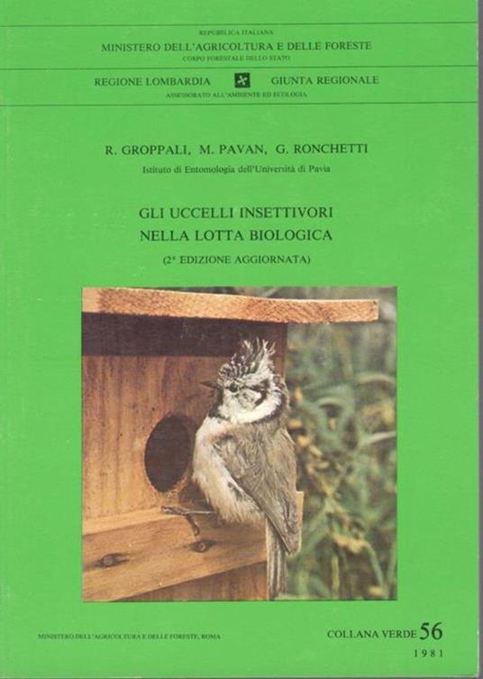 Gli uccelli insettivori nella lotta biologica (collana verde 56) - copertina