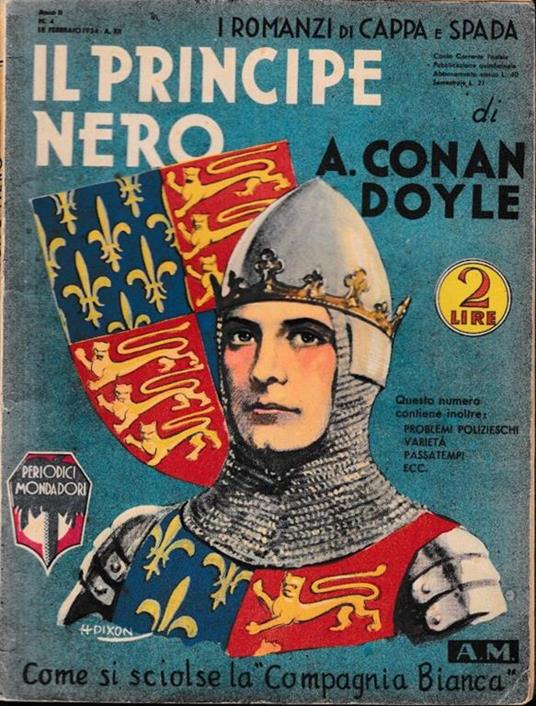 Il  principe nero - Arthur Conan Doyle - copertina