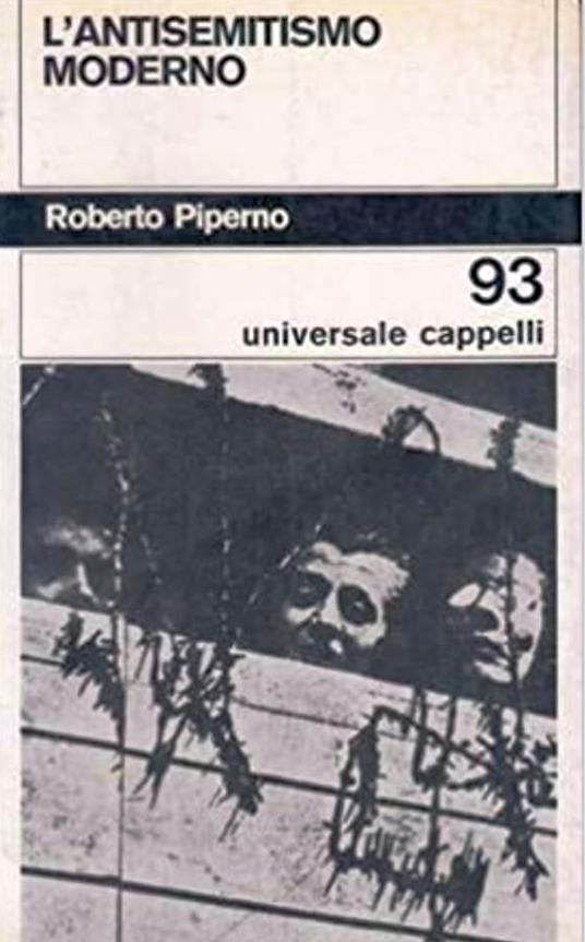 L' antisemitismo moderno - Roberto Piperno - copertina