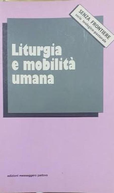 Liturgia e mobilità umana - copertina