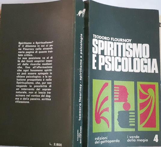 Spiritismo e psicologia - Théodore Flournoy - copertina