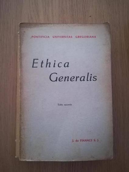 Ethica Generalis - copertina