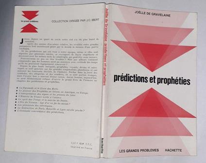 Predictions et propheties - Joëlle de Gravelaine - copertina