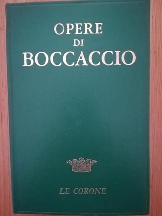 Opere - Giovanni Boccaccio - copertina