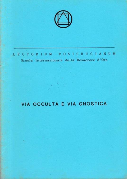 Via occulta e via gnostica - copertina