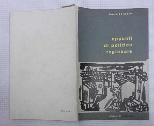Appunti di politica regionale - Leonardo Sacco - copertina
