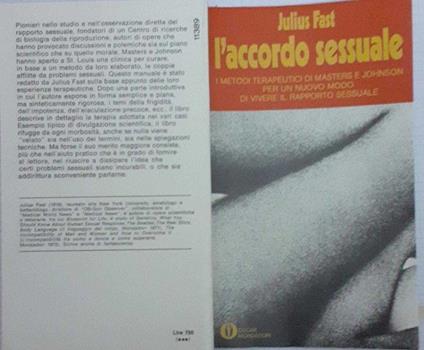 L' accordo sessuale - Julius Fast - copertina