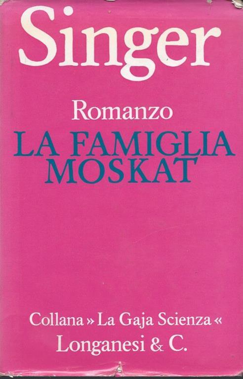 La famiglia Moskat - Isaac Bashevis Singer - copertina