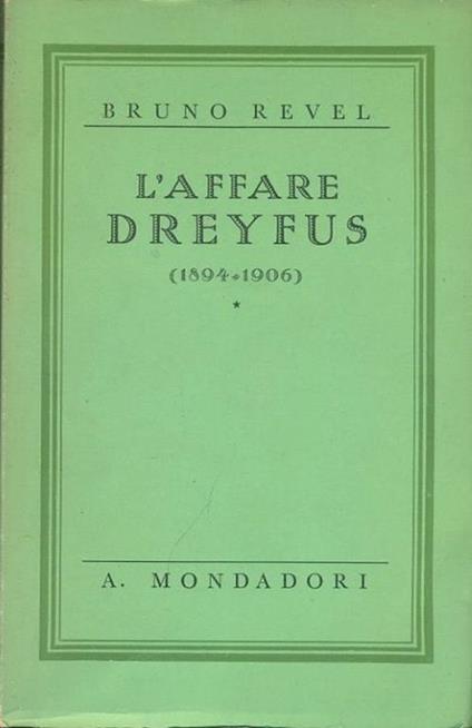 L' affare Dreyfus - Bruno Revel - copertina