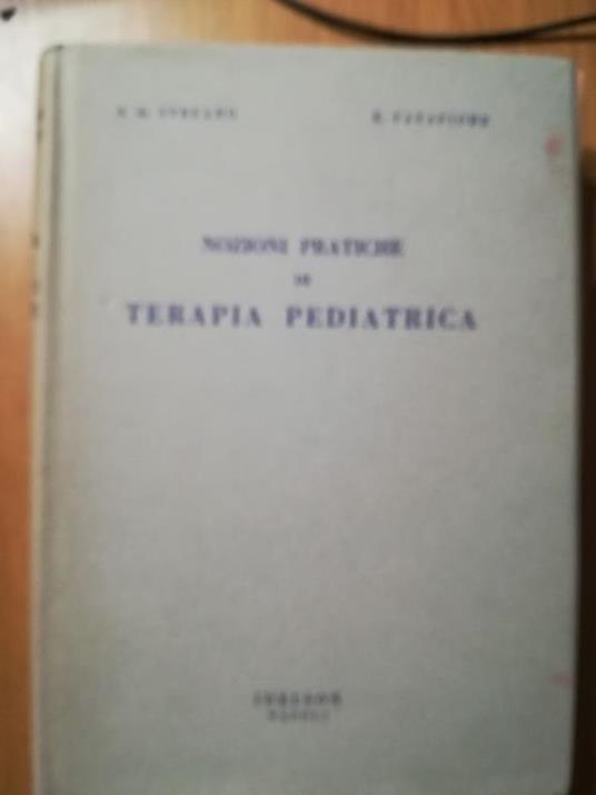 Nozioni pratiche di terapia pediatrica - copertina