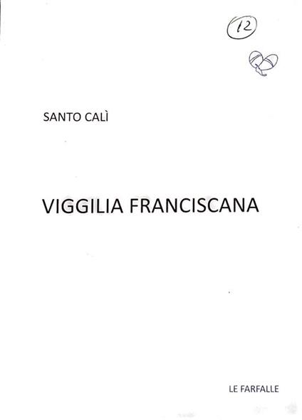 Viggilia franciscana - Santo Calì - copertina