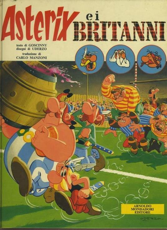 Asterix e i britanni - Albert Uderzo - copertina