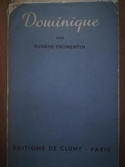 Dominique - Eugéne Fromentin - copertina