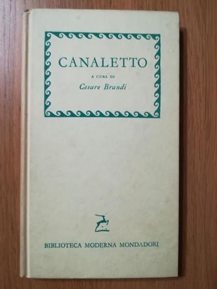 Canaletto - Cesare Brandi - copertina