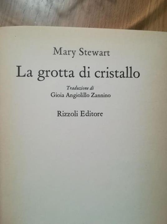 La grotta di cristallo - Mary Stewart - copertina