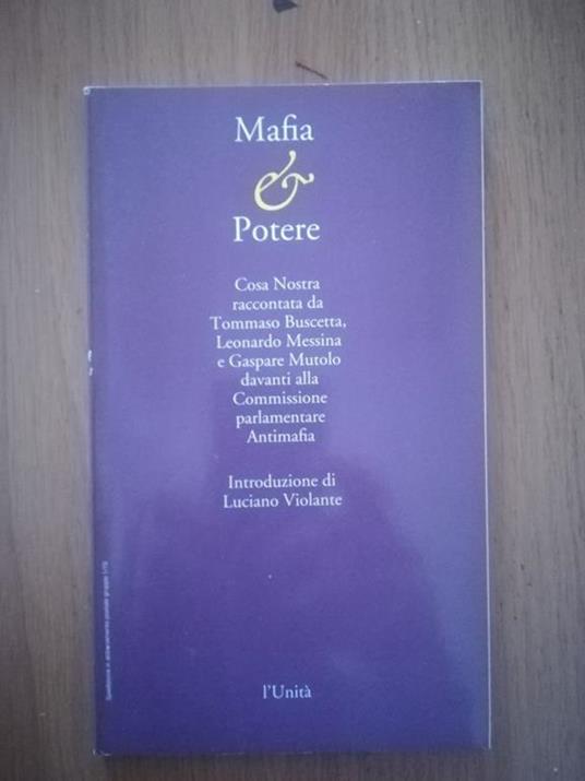 Mafia e potere - copertina