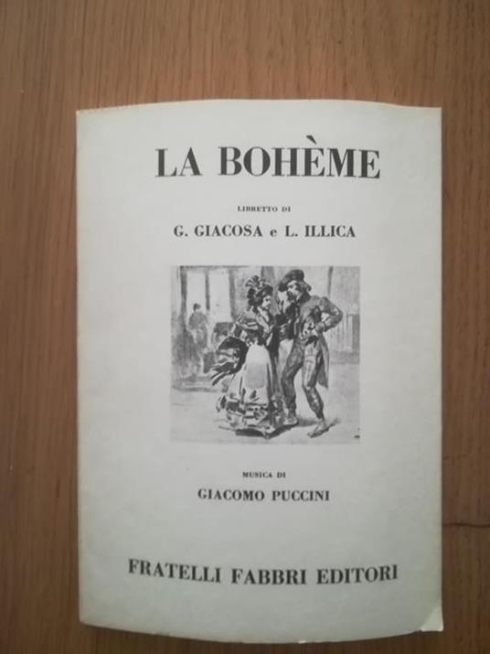 La boheme - Puccini - copertina