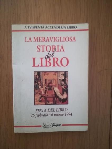 La meravigliosa storia del libro - copertina