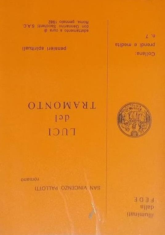 Luci al tramonto. Pensieri spirituali - Vincenzo Pallotti (san) - copertina