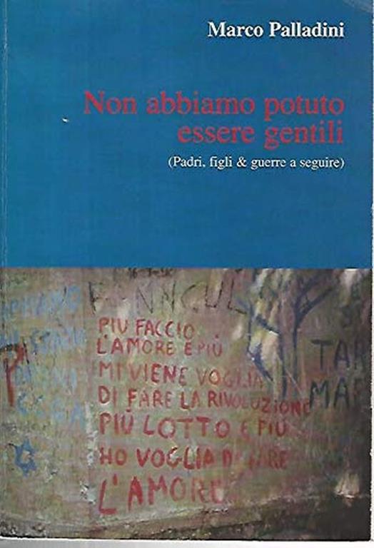 Non abbiamo potuto essere gentili - Marco Palladini - copertina