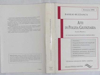 Atti di polizia giudiziaria - Basilio Buzzanca - copertina