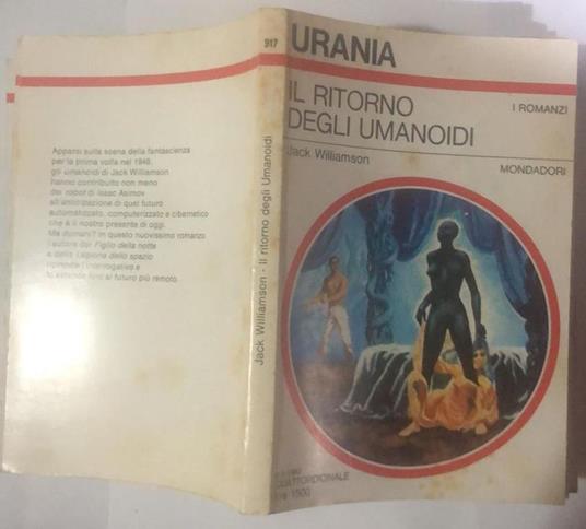 Il ritorno degli Umanoidi - Jack Williamson - copertina