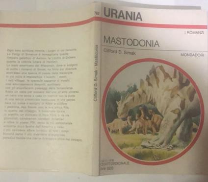 Mastodonia - Clifford D. Simak - copertina