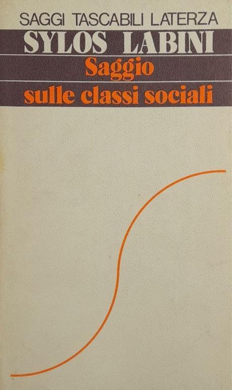 Saggio sulle classi sociali - Paolo Sylos Labini - copertina