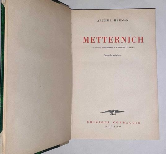 Metternich - Arthur Herman - copertina