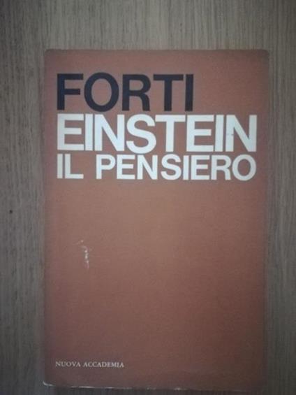 Einstein il pensiero - Forti - copertina