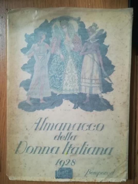 Almanacco della donna italiana 1928 - copertina