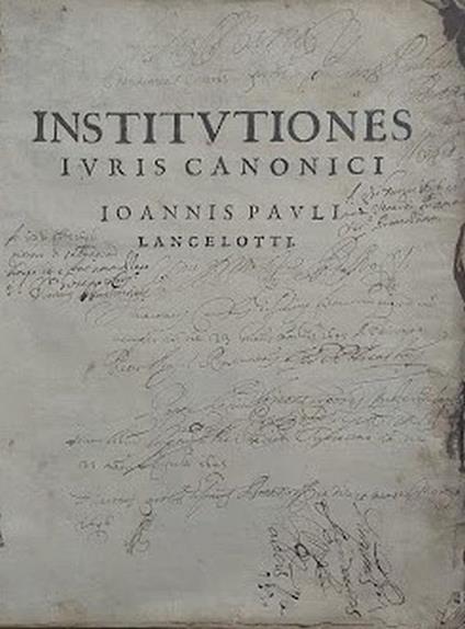 Institutiones Iuris Canonici quibus ius pontificium singulari methodo Libris Quatuor comprehenditur - copertina