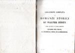 Romanzi storici di Walter Scott, tomo IV-parte seconda. Contenente: Peveril del Picco/La promessa sposa di Lammermoor