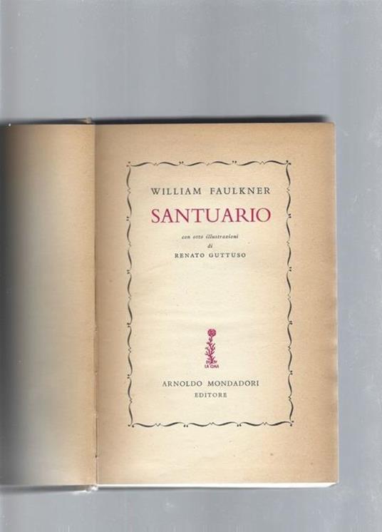 Santuario - William Faulkner - copertina