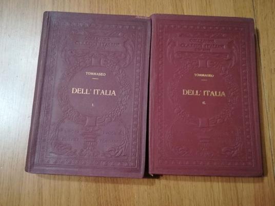 Dell'Italia - Tommaseo - copertina