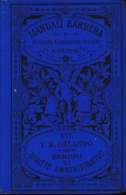 Principii di Diritto Amministrativo - Vittorio Emanuele Orlando - copertina