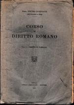 Corso di diritto romano. Vol. I - Diritto di famiglia