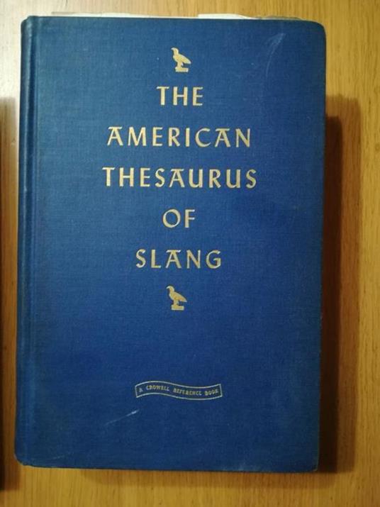 The american thesaurus of slang - copertina