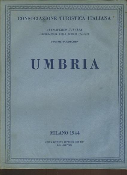 Umbria. Attraverso l'Italia - copertina