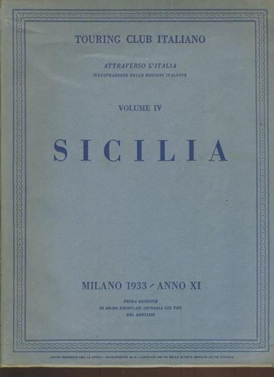 Sicilia. Attraverso l'Italia - copertina