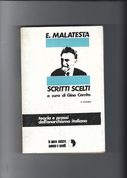 Scritti scelti - A. Malatesta - copertina