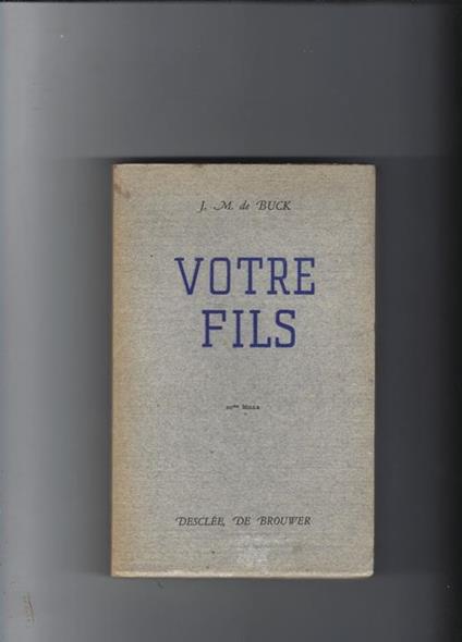 Votre fils - M.J. Yepes - copertina