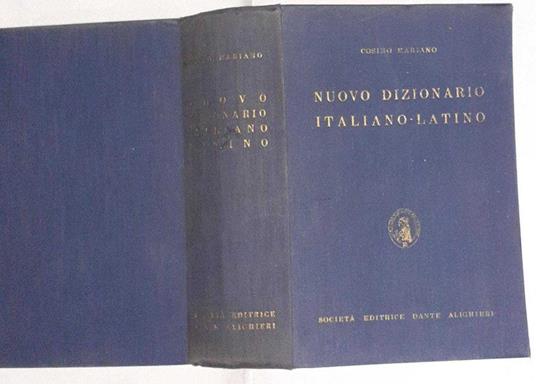 Nuovo dizionario italiano-latino - Cosimo Mariano - copertina