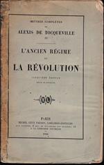 L' ancien Régime et la Révolution