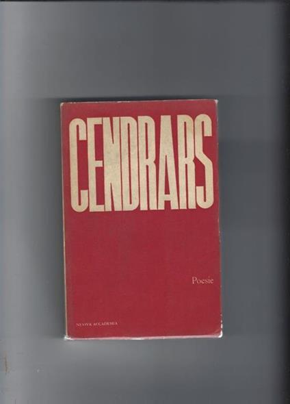 Poesie - Blaise Cendrars - copertina