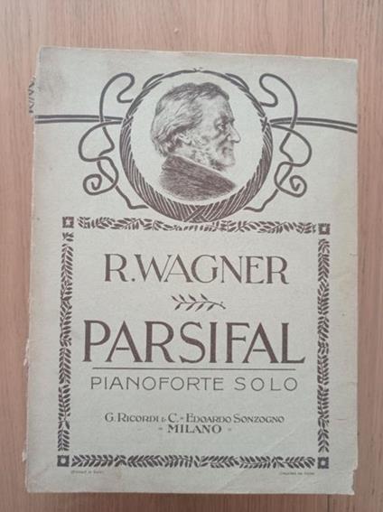 Parsifal pianoforte solo - Richard Wagner - copertina