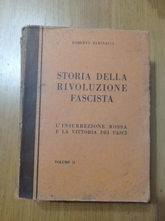 Storia della rivoluzione fascista Vo. II - copertina