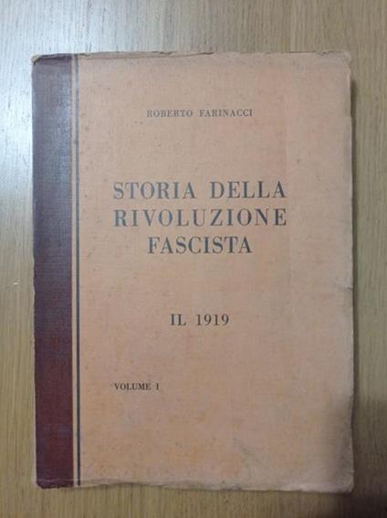 Storia della rivoluzione fascista - copertina