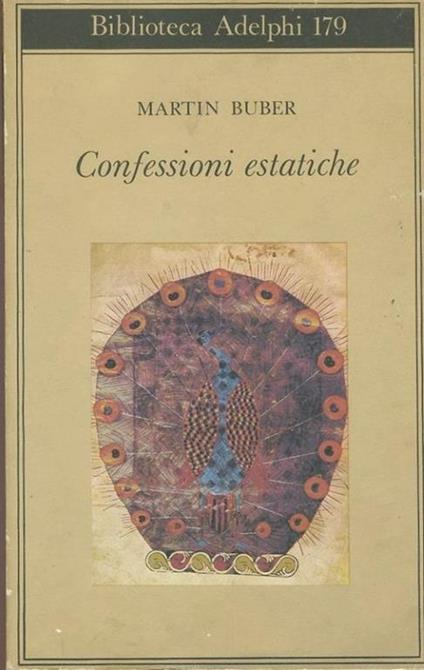 Confessioni estatiche - Martin Buber - copertina